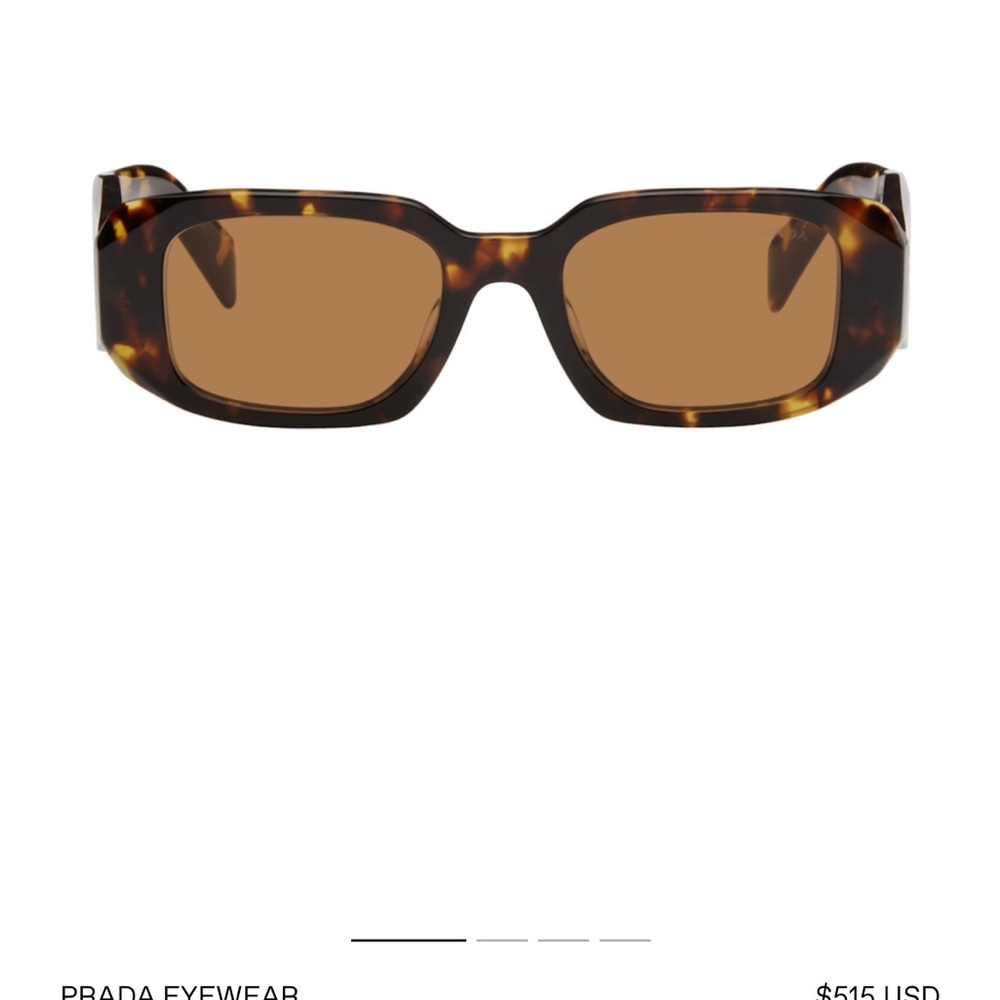 Prada Tortoise Shell Sunglasses Trendy Authentic